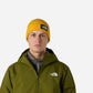 The North Face Berretto con risvolto e logo box TNF Summit Gold