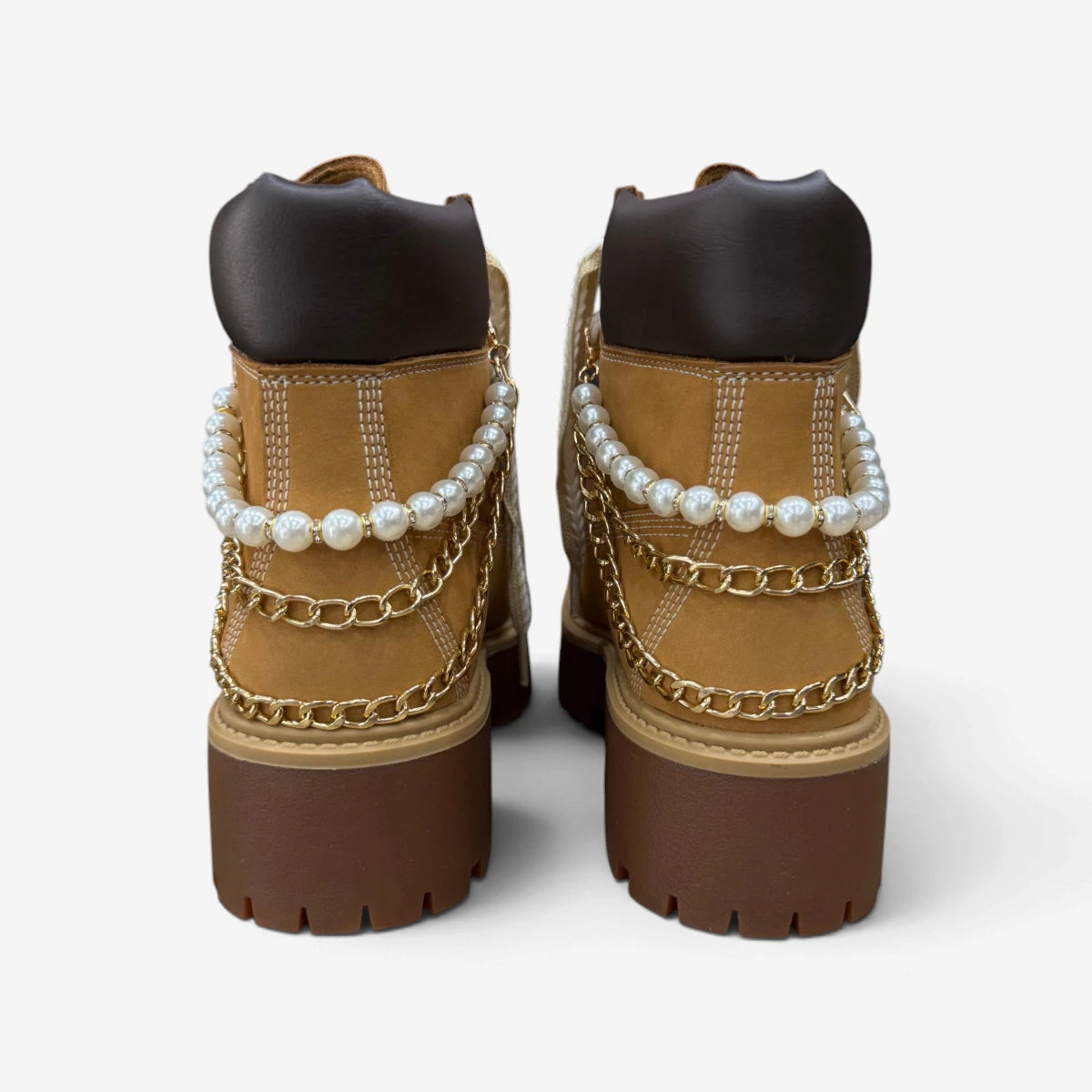 Timberland Stivale Stone Street 6-Inch WP CUSTOM PEARL GOLD