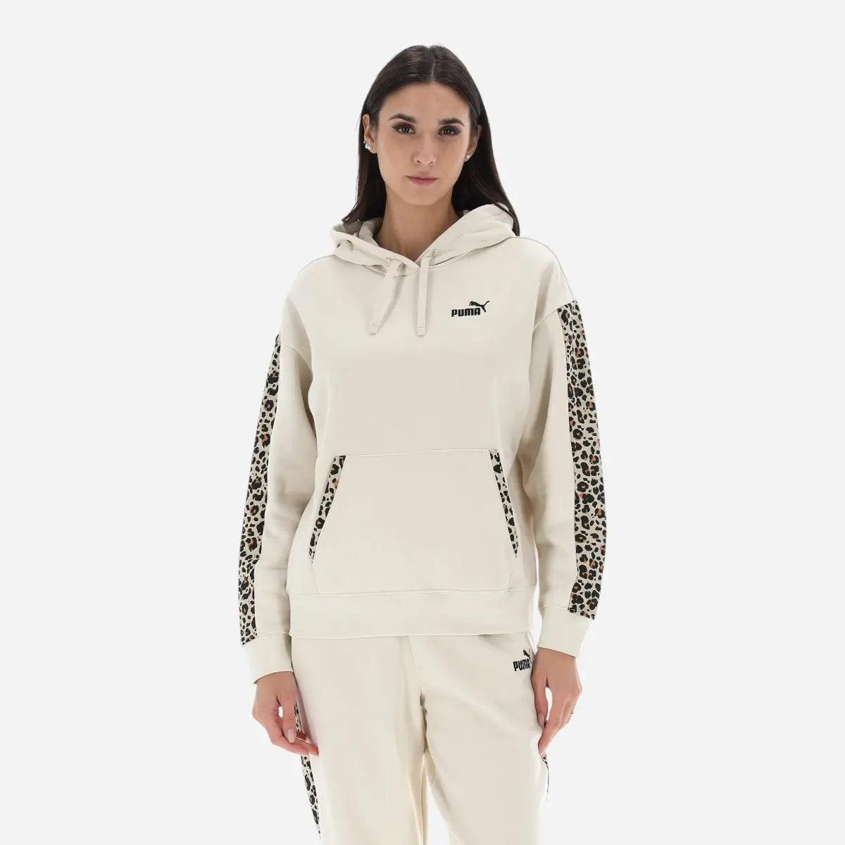 PUMA Tuta Essentials ESS Graphic Animal Beige