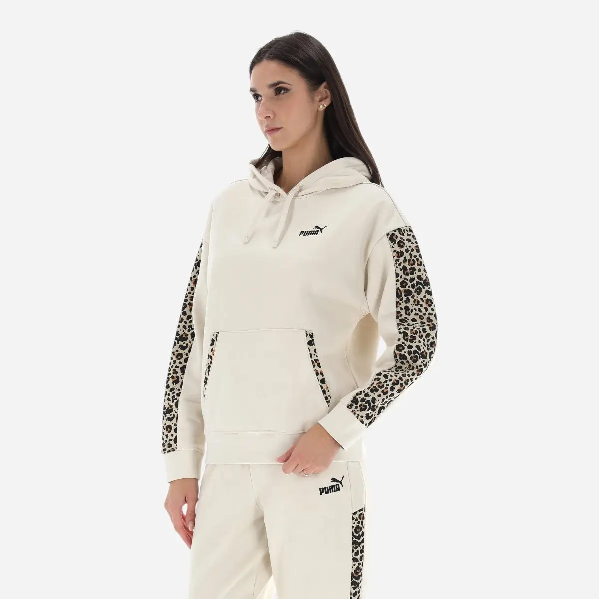 PUMA Tuta Essentials ESS Graphic Animal Beige