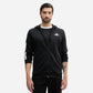 Adidas Tuta Colorblock Fleece 3 stripes FL Black / White
