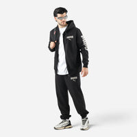 PUMA Tuta Uomo Essentials Graphic Hoodie Black