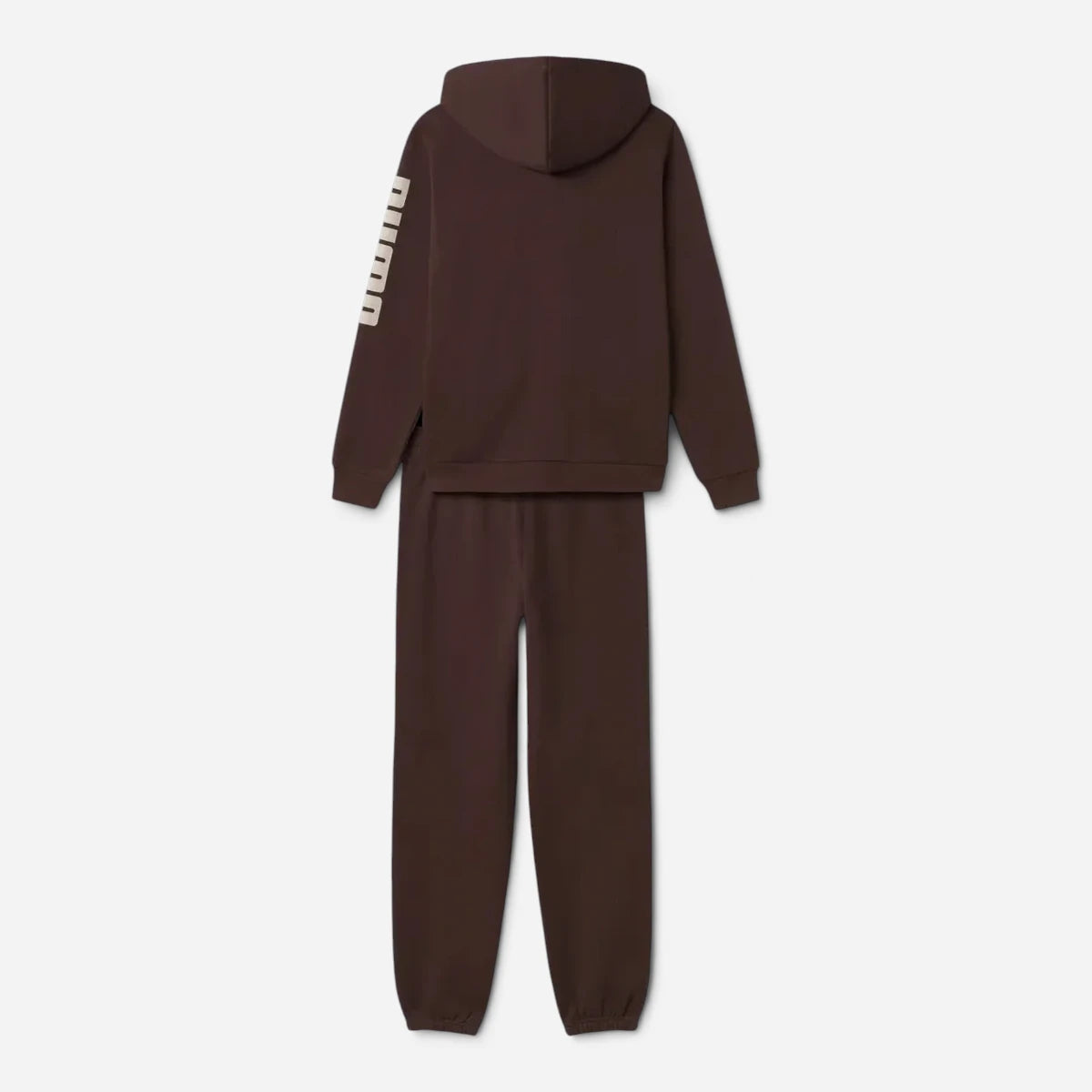 PUMA Tuta Uomo Essentials Graphic Hoodie Brown