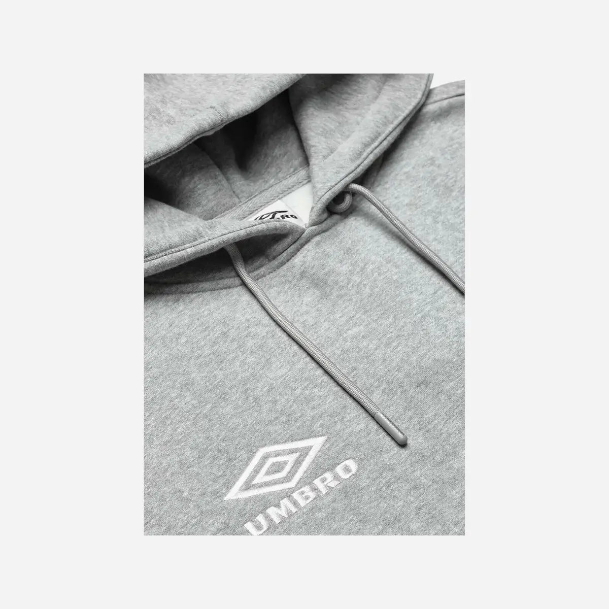 Umbro Felpa Hoodie mini logo grey