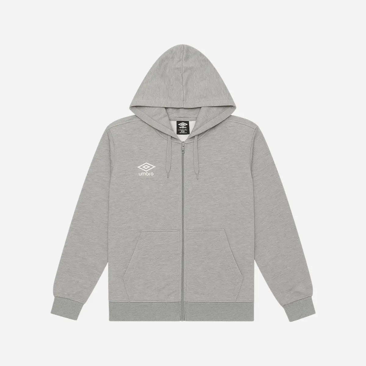 Umbro Felpa Full Zip mini logo grey